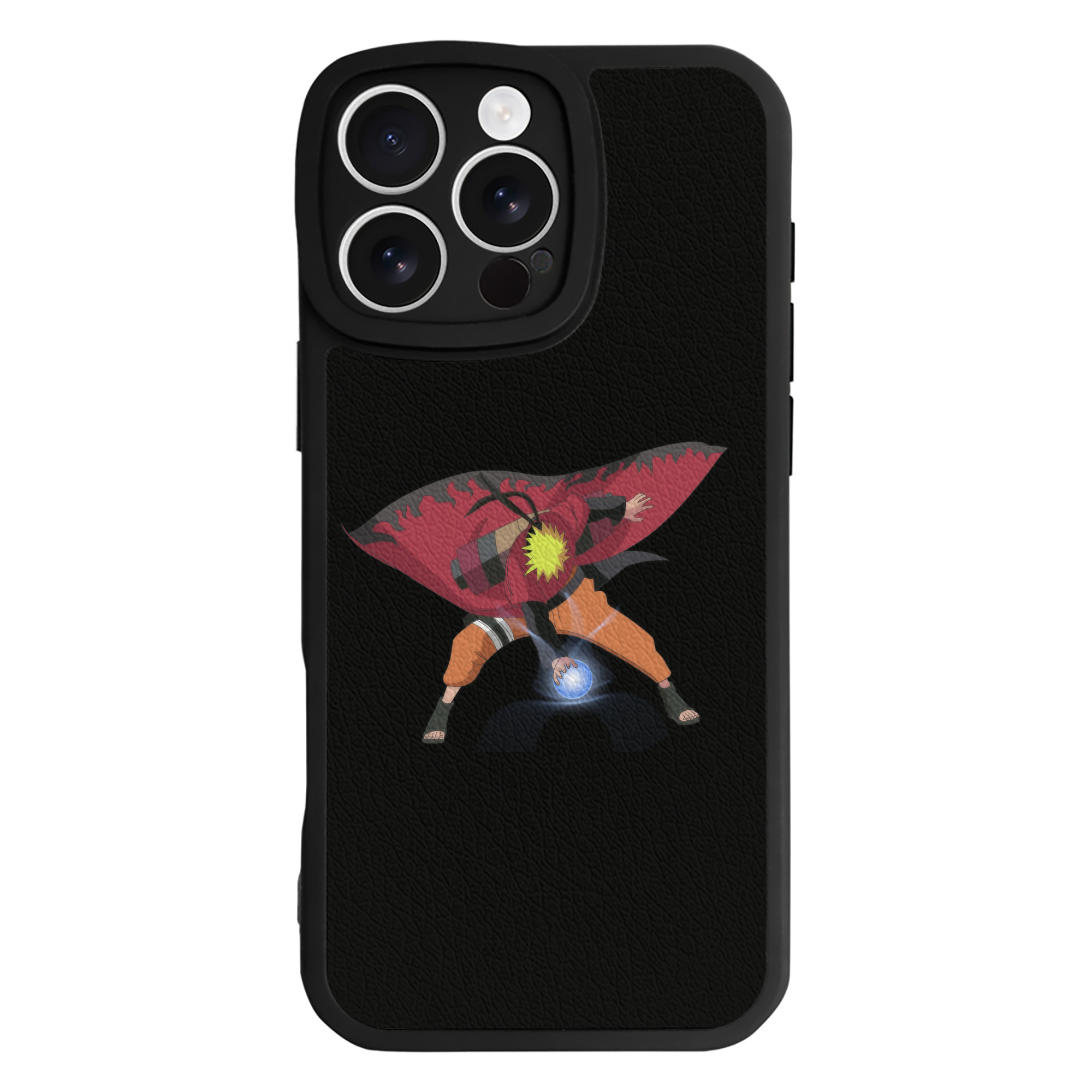 （画像用） NARUTO -ナルト- うずまき ナルト Uzumaki Naruto 【iPhone 16シリーズ対応】シリコンスマホケース（レザー調） 材質：シリコン
